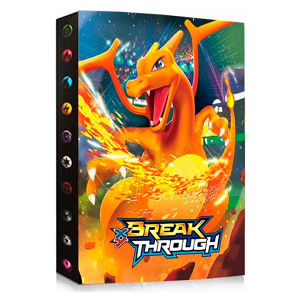 Lbum Fich Rio Para Cartas Pok Mon Charizard Cartas Loja Mega