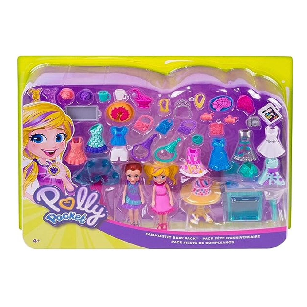 Polly Pocket Conjunto de Brinquedo Aniversário de Bichinhos : :  Brinquedos e Jogos