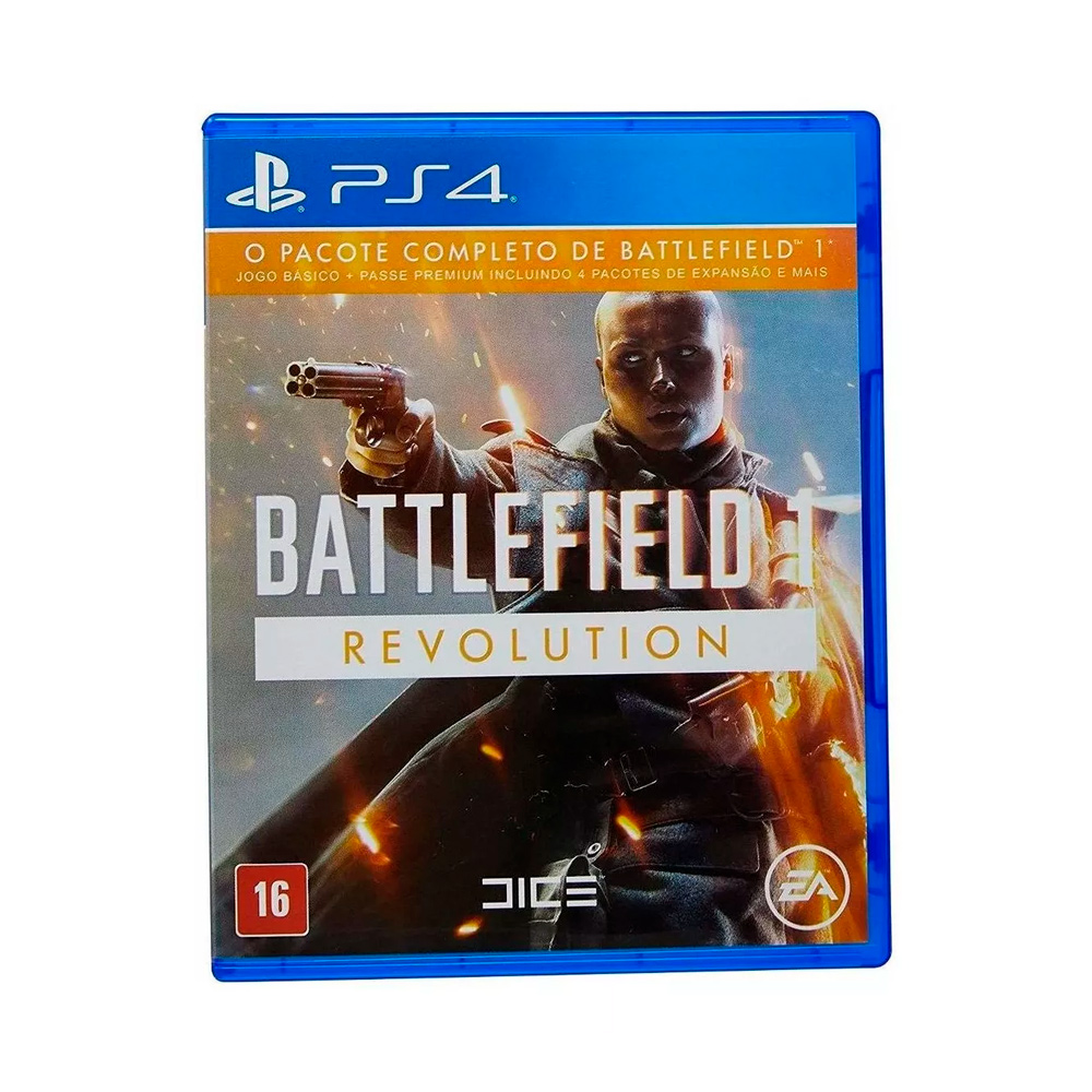 Jogo Battlefield 1 Revolution Mídia Física Novo Ps4 - Guerra
