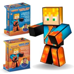 Boneco Gamer Skin - Authentic Games - Algazarra Brinquedos - Loja Mega