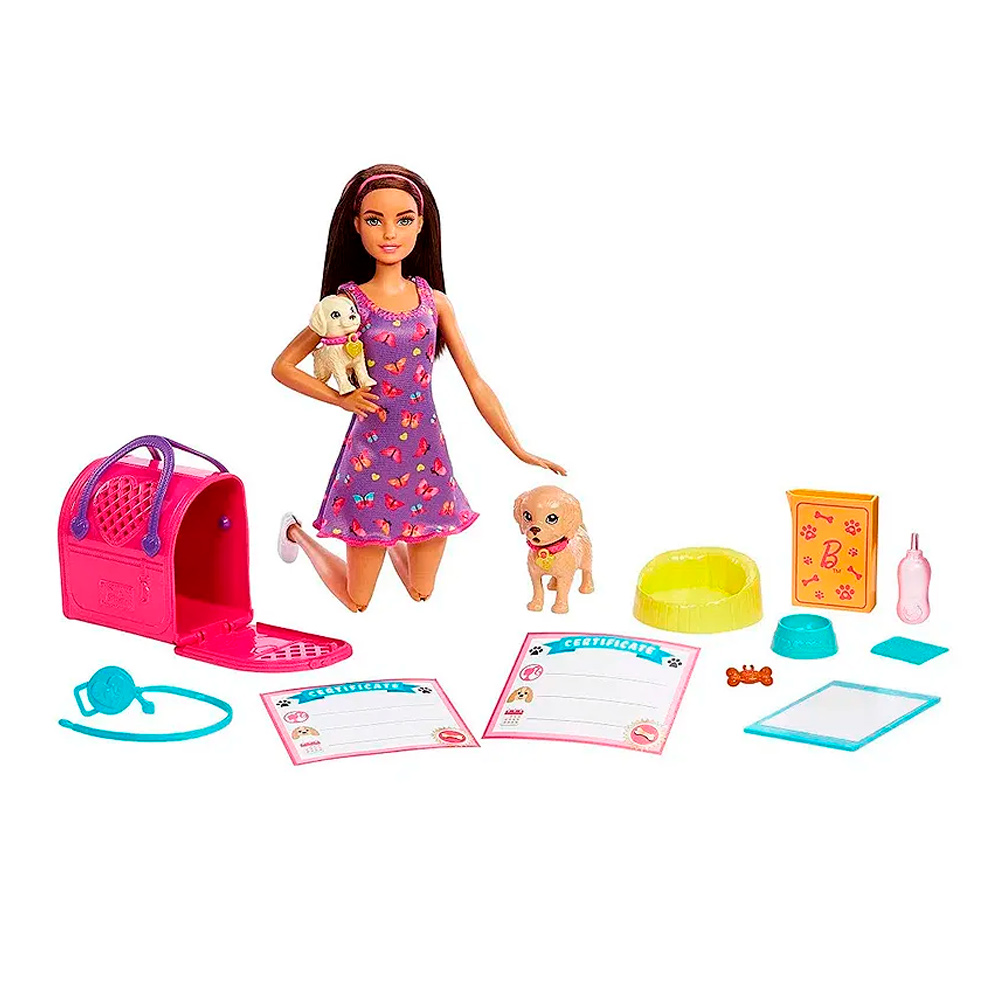 Jogo de mesa c/ quatro cadeiras p boneca Barbie