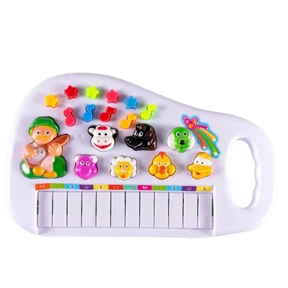 WELL KIDS Teclado Baby Fazendinha, Wellmix, Multicor