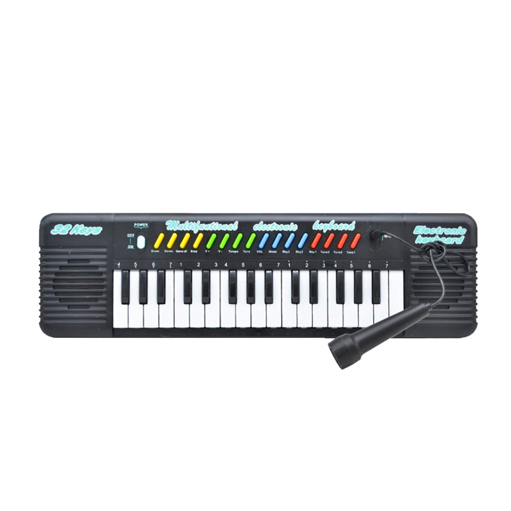 Teclado Piano Infantil com Microfone