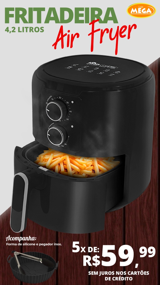 Banner Pequeno – Fritadeira Air Fryer 4.2 Litros