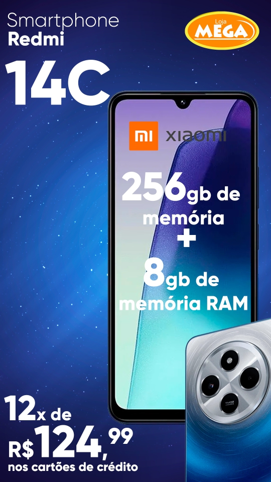 Banner Pequeno – Smartphone Redmi 14C