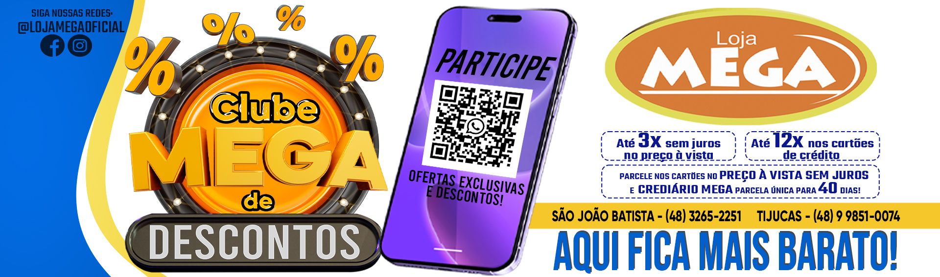 Banner – Clube Mega de Descontos
