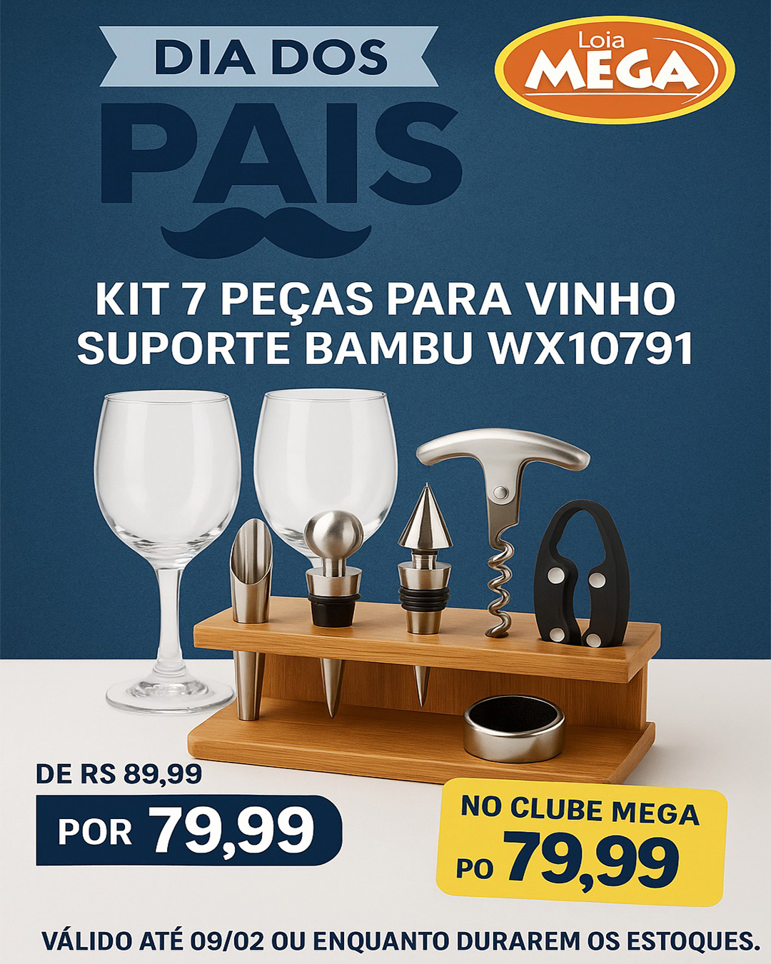 Feed – Conjunto para Vinho – Dia dos Pais